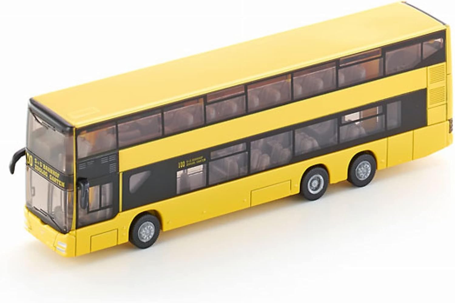 siku 1884, MAN Double-Decker City Bus, 1:87, Metal,Plastic, Yellow, Rubber tyres