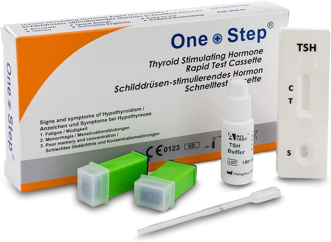Underactive Thyroid Testing Kit, TSH Blood Tests for Hypothyroidism One Step (2 Test)