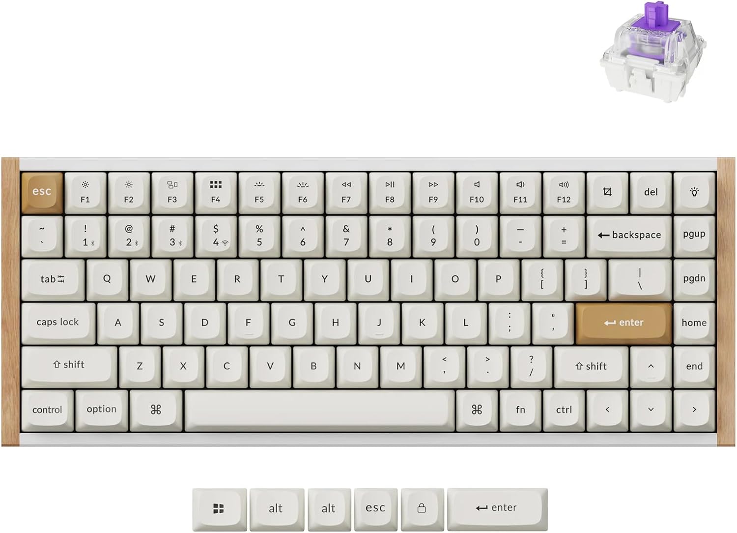 Keychron K2 HE Wireless Magnetic Hall Effect Custom Keyboard 75% Layout