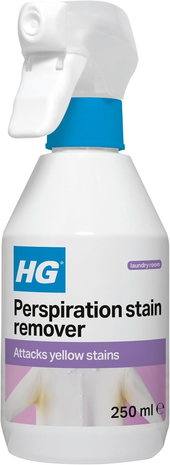 HG Perspiration Stain Remover | Removes Sweat Marks from Clothing | 250ml