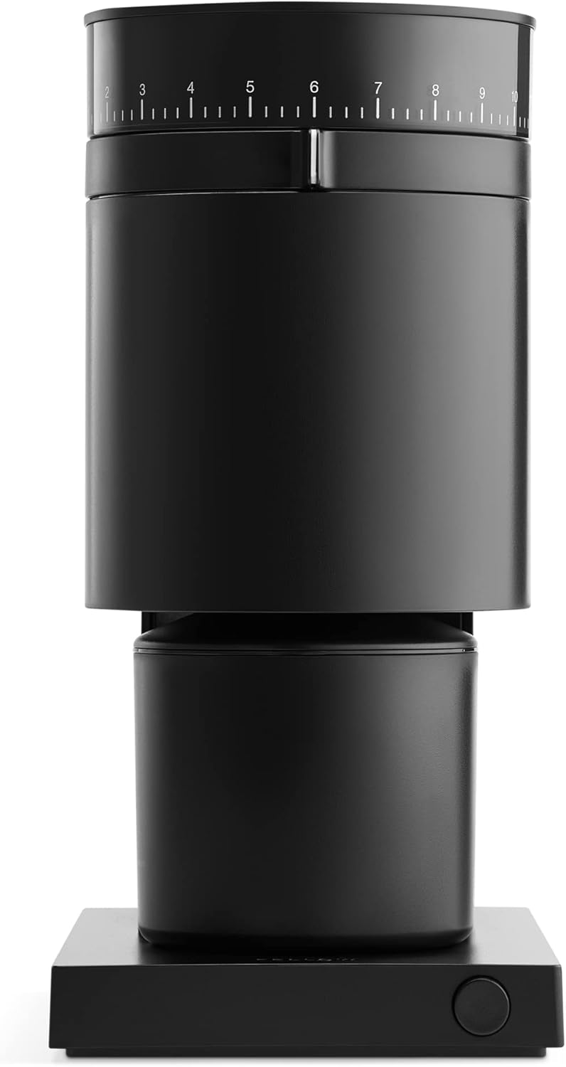 Fellow Opus Conical Burr Coffee Grinder - All Purpose Coffee Grinder Electric - Espresso Grinder with 41 Settings for Espresso, Drip, French Press, & Cold Brew - Matte Black