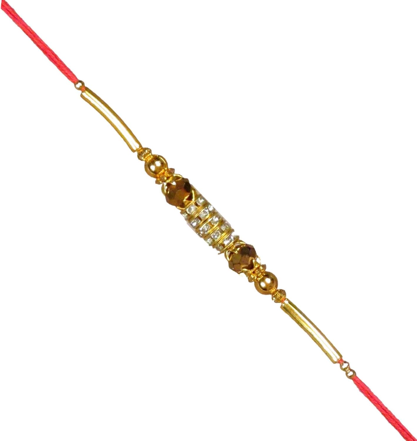 Golden rakhi for brother | rakhi for brother and bhabhi | Rakhi combo | rakhi set | rakhi for rakshabandhan, Midiam, Rudin