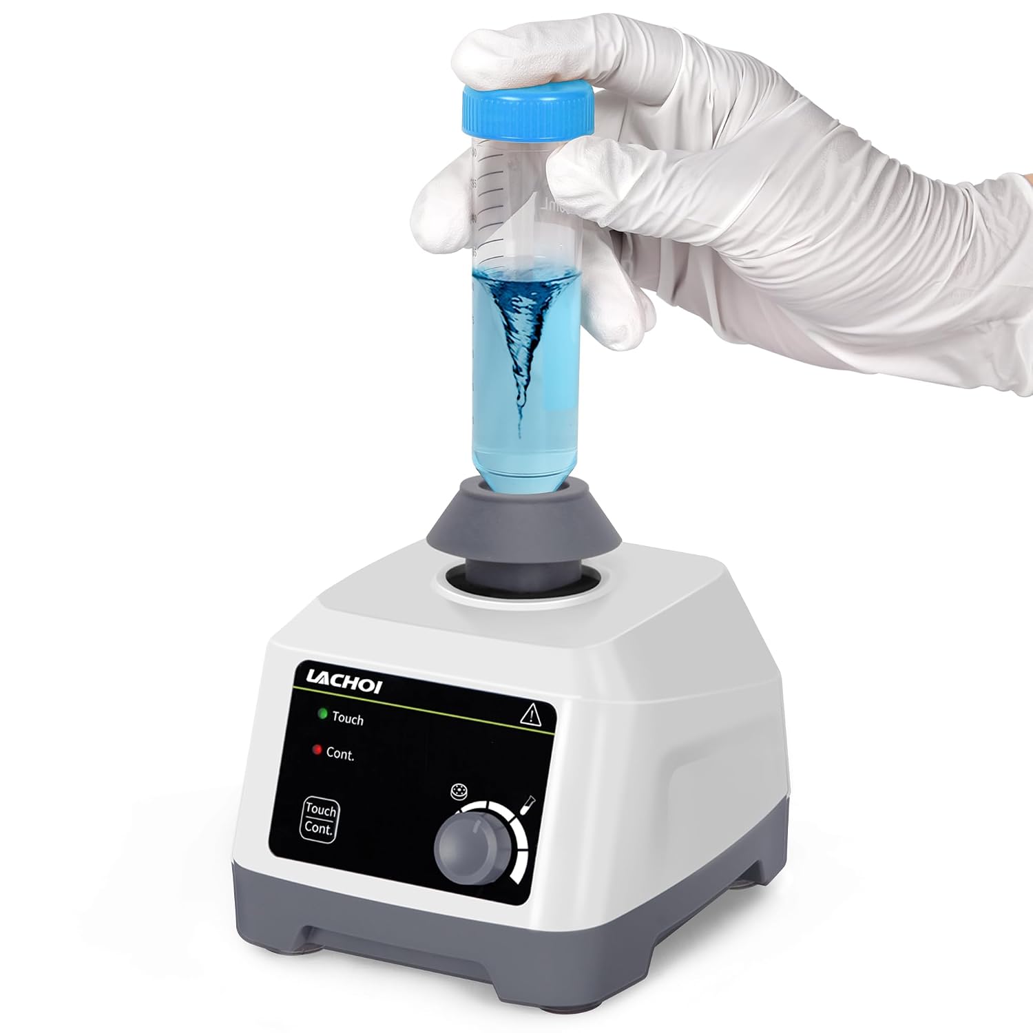 Laboratory Vortex Mixer Speed 200-3000rpm Lab Vortex Shaker Touch & Continuous Function Orbital Diameter 4.5mm Shaker Mixer for Tubes Acrylic Paints Nail Polish