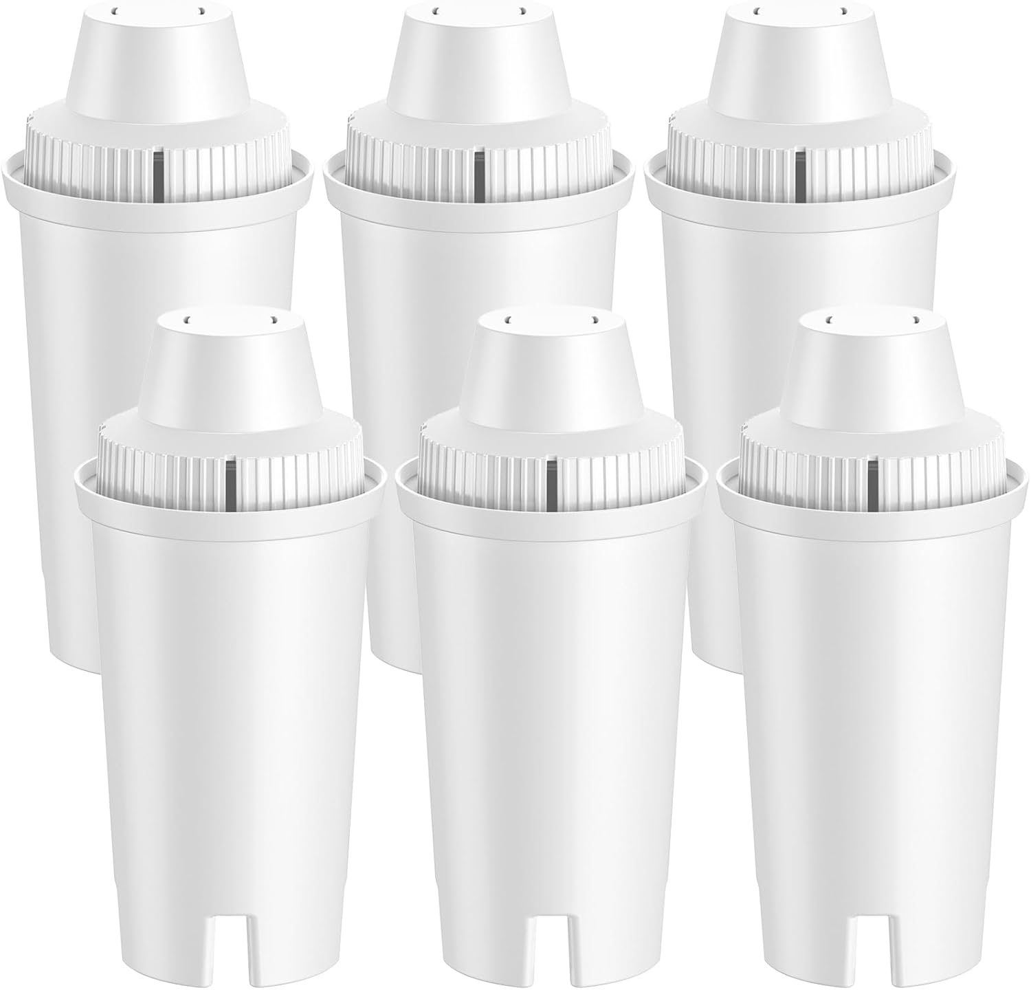 6 Universal Water Filter Cartridge Compatible with Brita Classic Water Filter Jug, Brita Jugs, Dispensers, Classic OB03, Everyday, UltraMax, Metro+, XL, Mavea 107007 35557