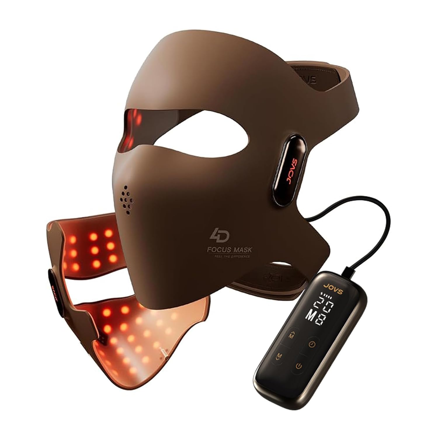 JOVS 4D Laser Light Therapy Mask, FPT 6x Power, 4 Wavelengths Anti-Aging