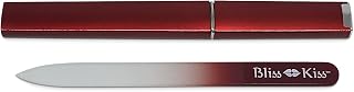 Bliss Kiss Simply Crystal Nail File - Large - Czech Glass - with case and Sleeve