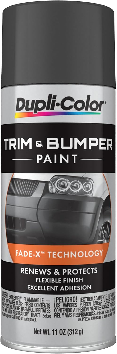 Dupli-Color Trim & Bumper Paint, Dark Charcoal, 11 oz