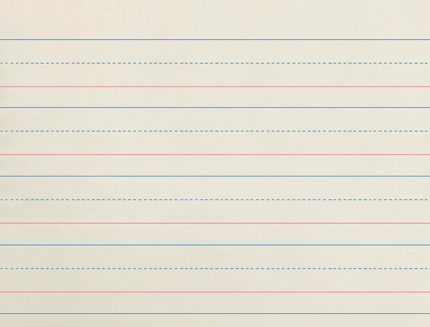 School Smart Zaner-Bloser Paper, 1-1/8 Inch Ruled, 10-1/2 x 8 Inches, 500 Sheets, White - 085328