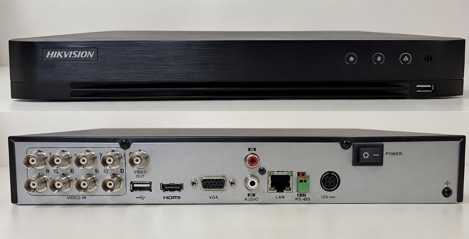 HIKVISION 8 CHANNEL DVR AOC ACUSENSE DIGITAL VIDEO RECORDER iDS-7208HQHI-K1/4S(C)