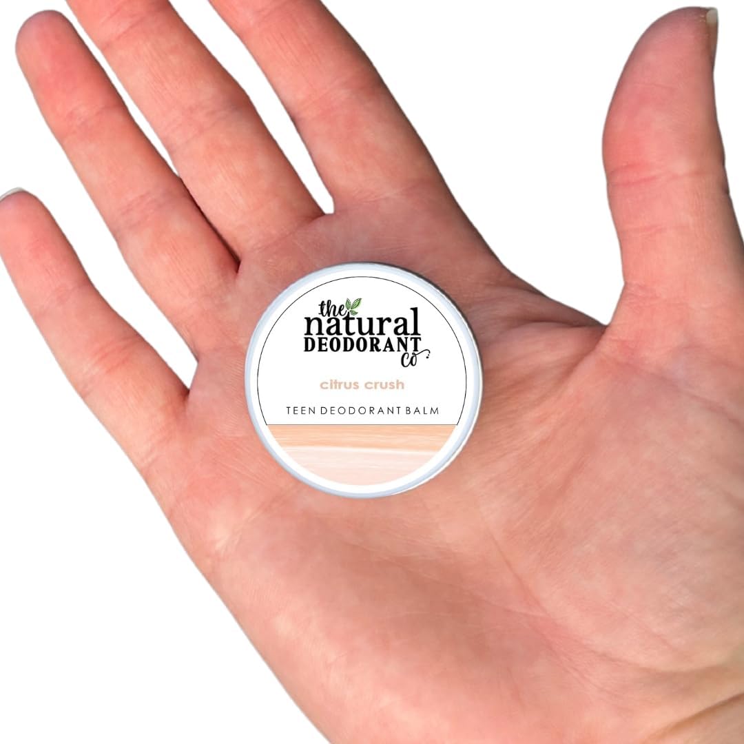 The Natural Deodorant Co. Mini 10g, Citrus Crush Teen Deo Balm