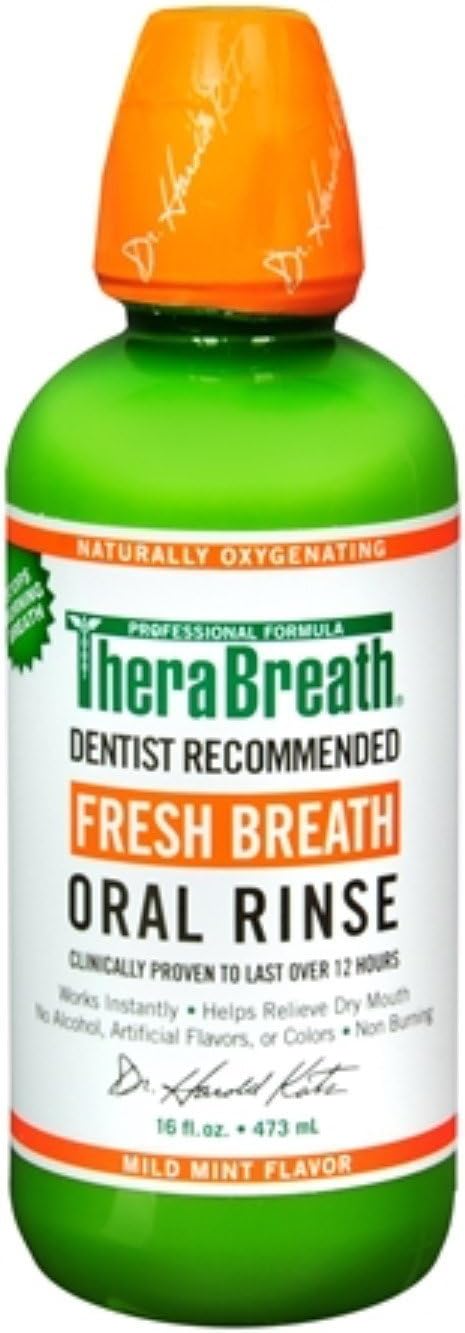 TheraBreath Fresh Breath Oral Rinse - 16 oz, Pack of 3