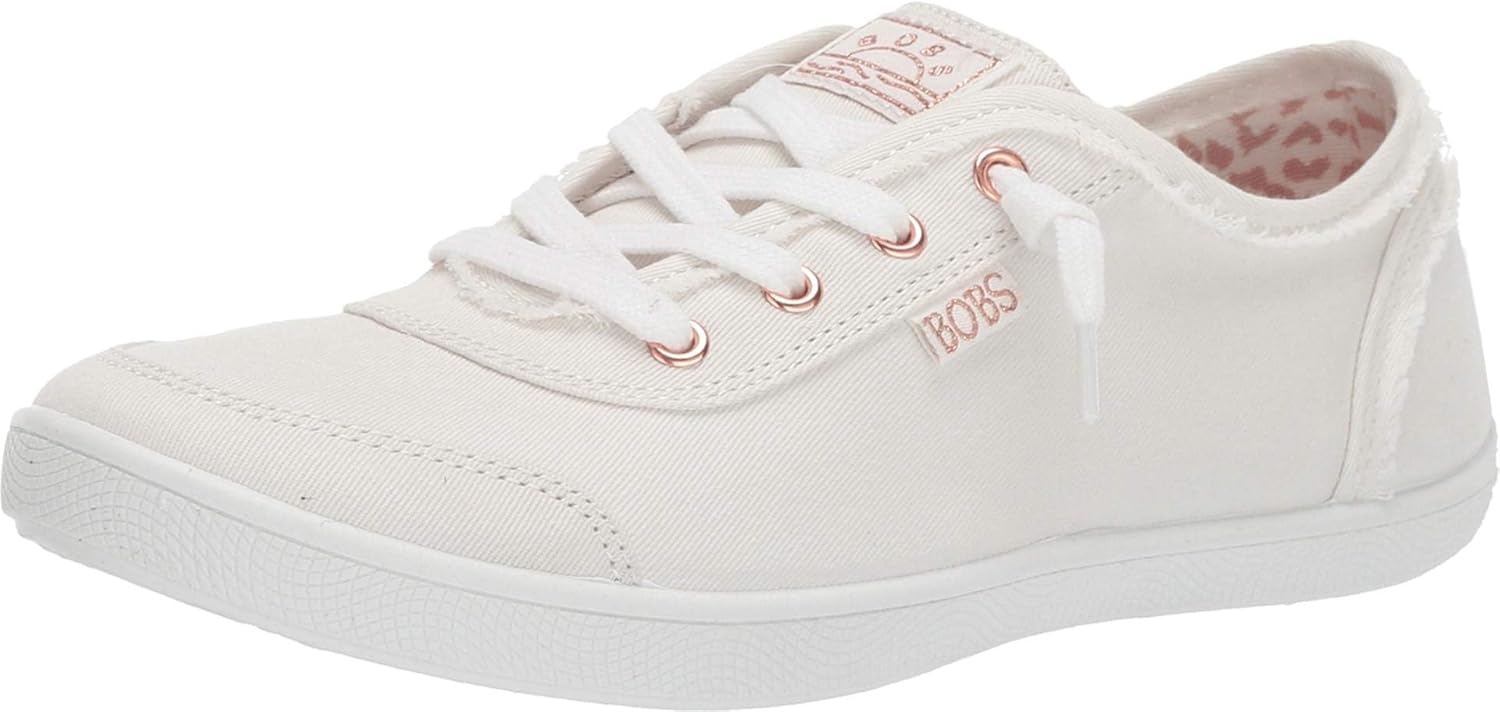 Skechers Women's Bobs B Cute Sneaker – Memory Foam, Flexible Outsole, Lightweight Vegan Shoes