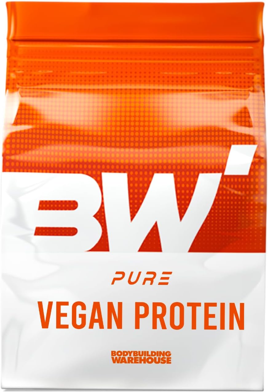 Pure Vegan Protein – Plant-Based Protein Powder Blend (Hemp, Pea & Soy) – 40 Servings – Bodybuilding Warehouse (Banana, 1kg)