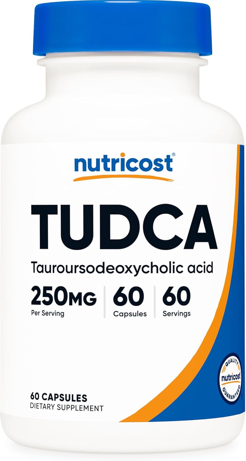 Nutricost Tudca 250mg, 60 Capsules (Tauroursodeoxycholic Acid) - Premium Quality