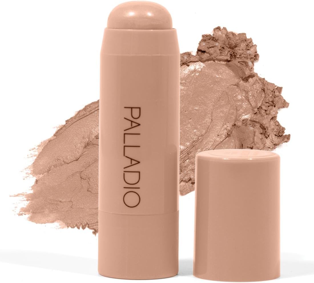 Palladio I'm Glowing Creamy Stick Luminizer, Luminous Glow to your Skin, Ultra-Creamy Texture for Smooth Application, All day wear, Easy Application, Limelight