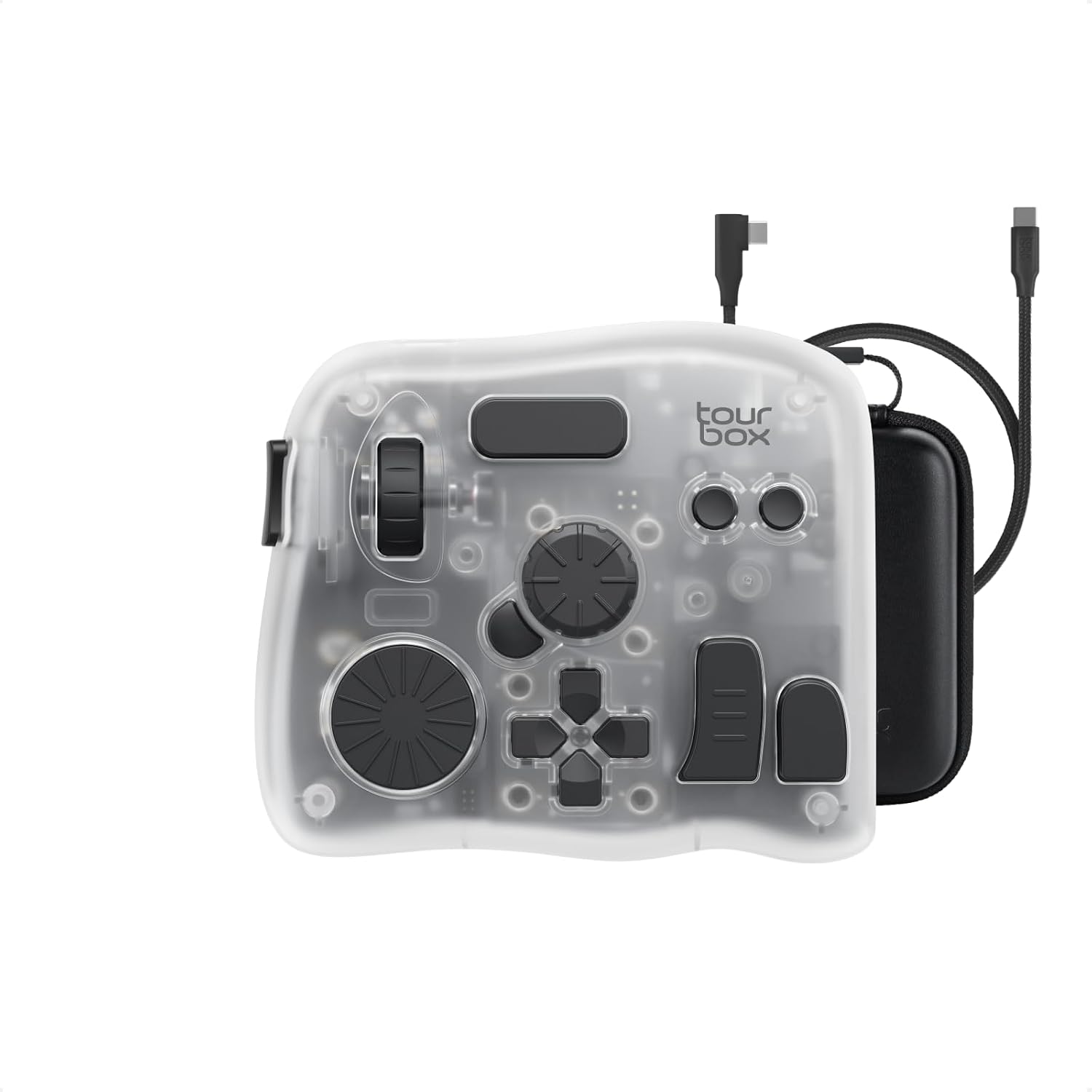 TourBox Elite Plus Editing Controller Kit, Complete Control,Ice Translucent
