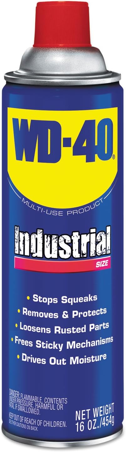 WD-40 490088 Multi-Use Product, Industrial Size, 16 OZ [12-Pack]