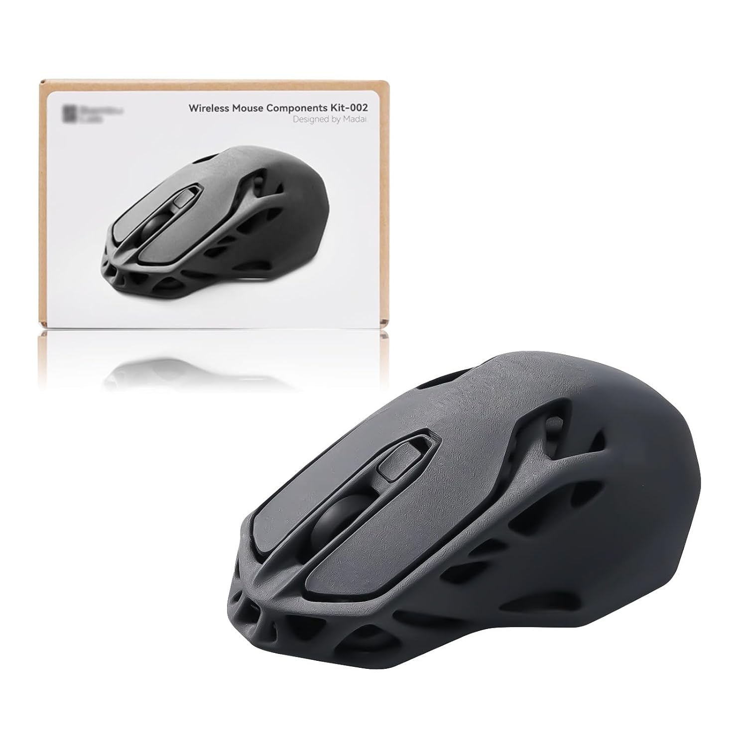 Original Bamboo Lab Makerworld MH002 3D Printed Wireless Mouse Model Components DIY Creative Models-Compatible with Bambu Lab P1P/P1S,A1/A1 Mini,X1/X1C/X1E 3D Printers-Prints NOT included