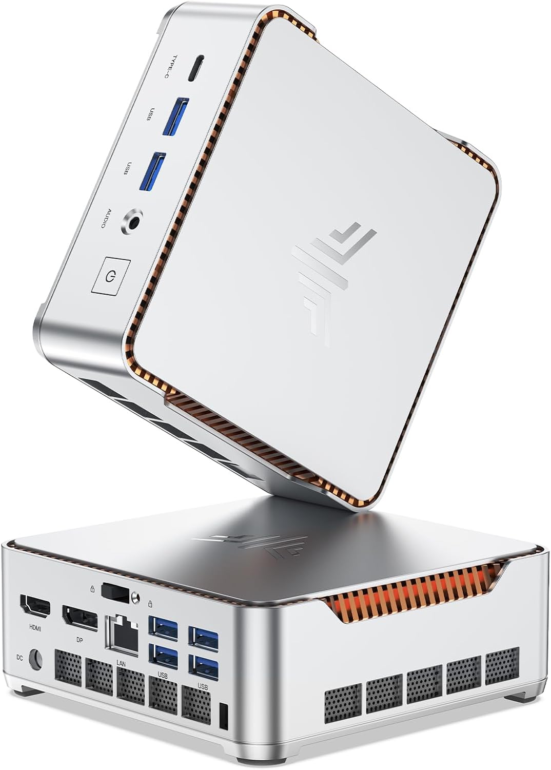 NiPoGi P2 Mini PC Windows 11 Pro Mini PC AMD Ryzen 7330U(Βeat 5300U/3500U/3200U,up to 4.3GHz) 16GB RAM+256GB SSD Mini Computer 4K Triple Display/HDMI+DP+USB-C/WiFi/BT4.2 for Home/Business/School