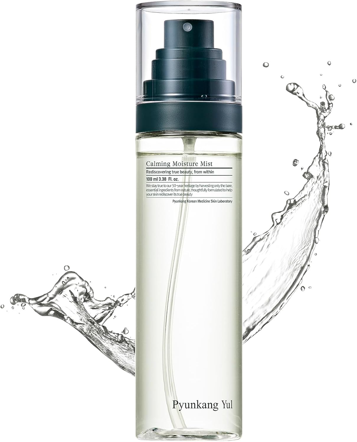 [PKY] Pyunkang Yul Calming Moisture Mist - Facial Spray with AHA & PHA, Tea Tree That Hydrates & Soothes - Astringent for Face - Korean Face Skin Care Mist for Acne Prone Skin - 100ml 3.38 Fl.Oz.