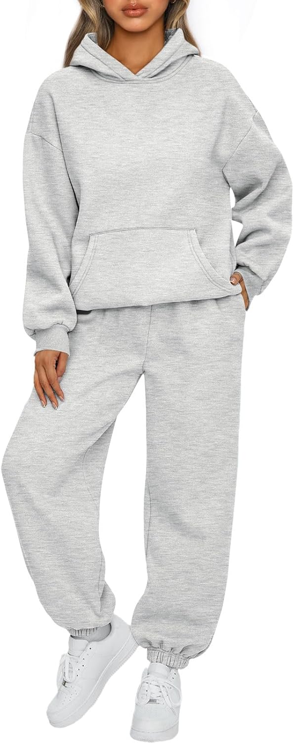 AUTOMET Womens 2 Piece Outfits Lounge Hoodie Sweatsuit Sets Plus Size Fall Fashion Clothes Airport Travel Pants Tracksuits