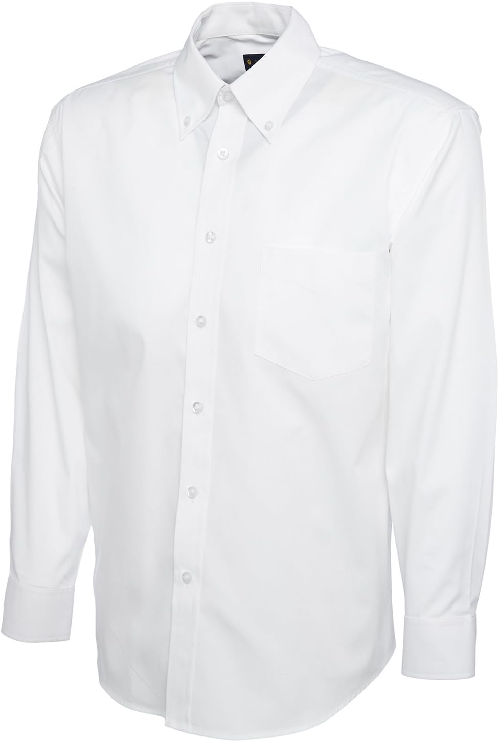 Uneek clothing Men's Mens Pinpoint Oxford Full Sleeve Shirt Button Down Shirt (Pack of 1)
