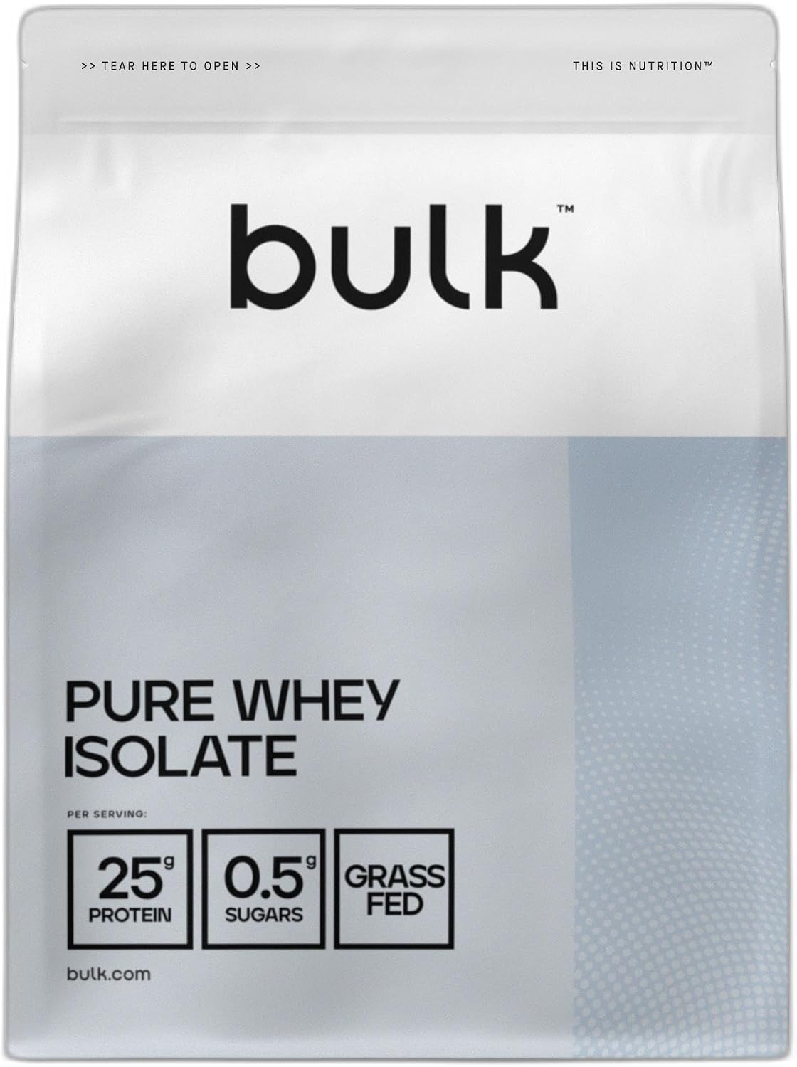 Bulk Pure Whey Protein Isolate, Strawberry, 1 kg