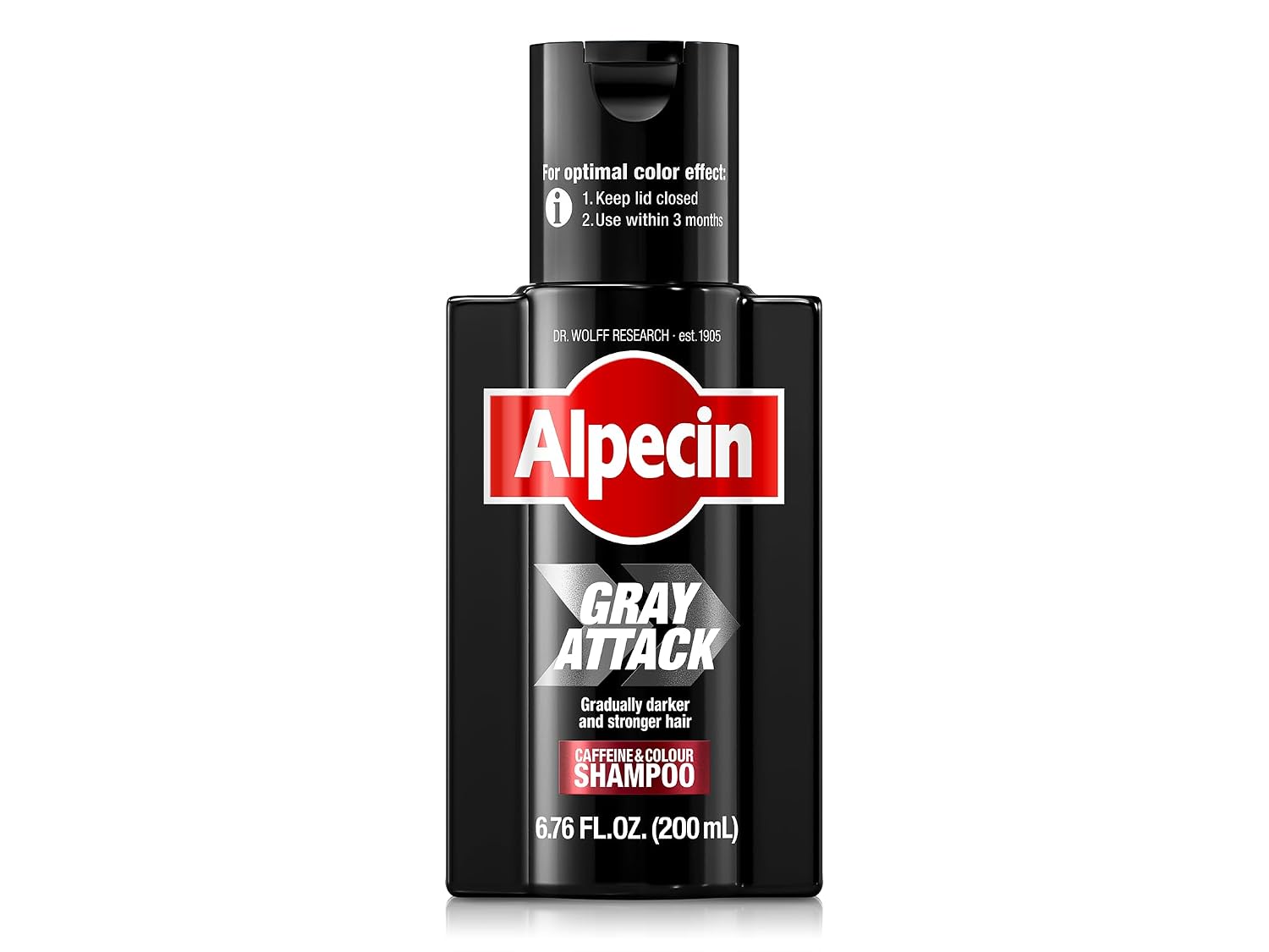 Alpecin Gray Attack Black Hair Dye Color Shampoo