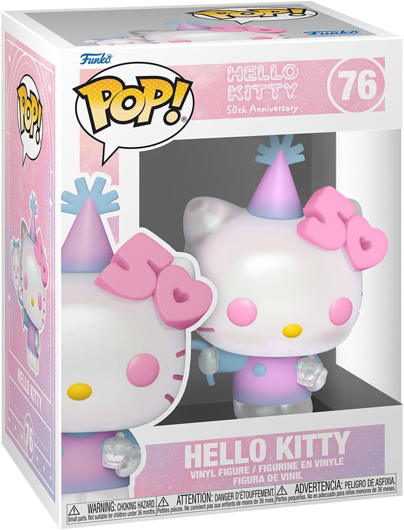 Funko Pop! Sanrio: Hello Kitty 50th - Hello Kitty With Balloons - Collectable Vinyl Figure - Gift Idea - Official Merchandise - Toys for Kids & Adults - Anime Fans - Model Figure for Collectors