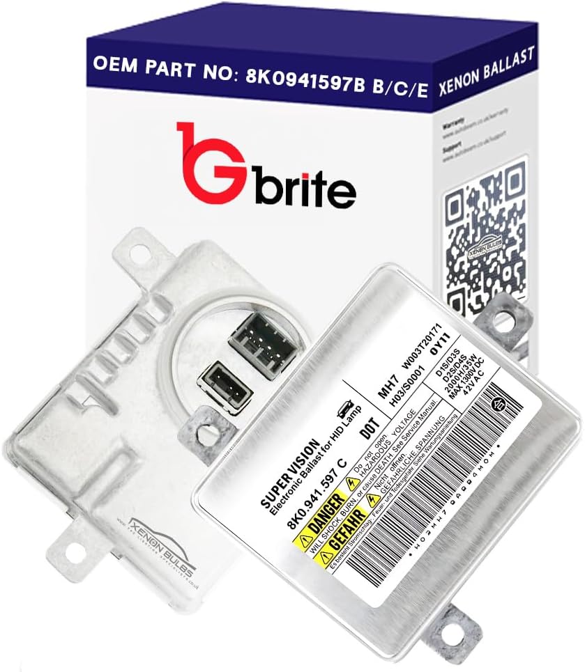 GBrite - x1 8K0941597 B E C Xenon Oem HID Headlight Ballast Control Unit Keboda D3S D3R A.UDI A3 8P 8V A5 V.W G.OLF MK7 GTD GTI