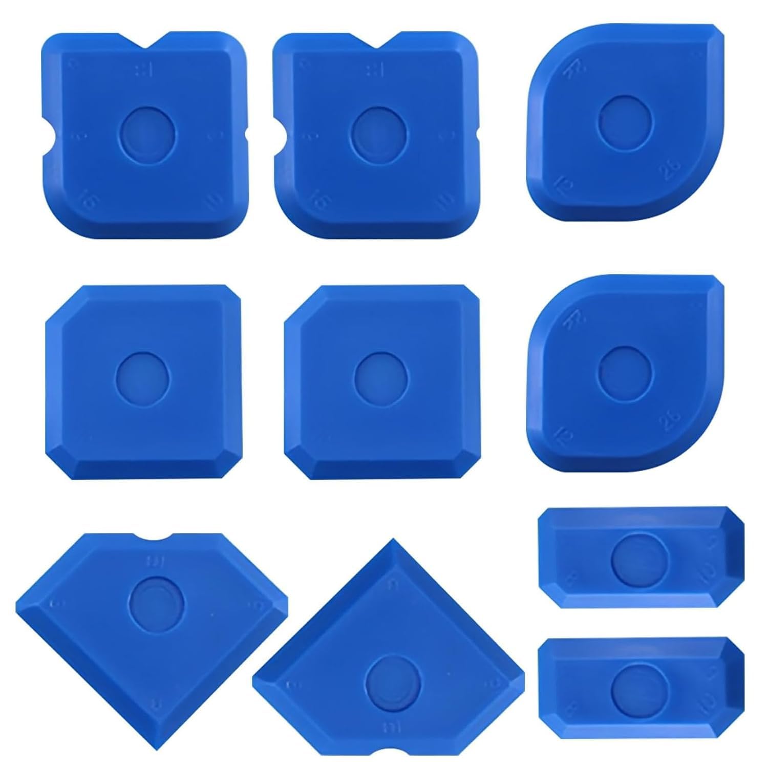 BRITECO 10-Piece Silicone Sealant Finishing Tool Set - Caulking Tools for Sealing, Smoothing, and Removing, Reusable and Durable, for DIY and Professional Use