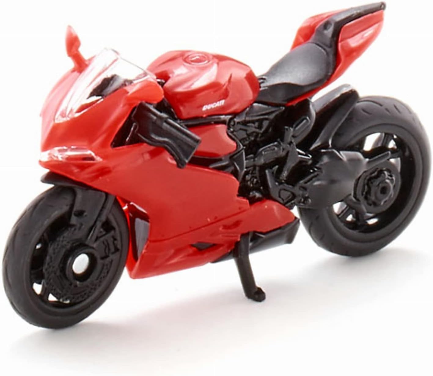 siku 1385, Ducati Panigale 1299 Motorbike, Metal,Plastic, Red, Fold-out stand