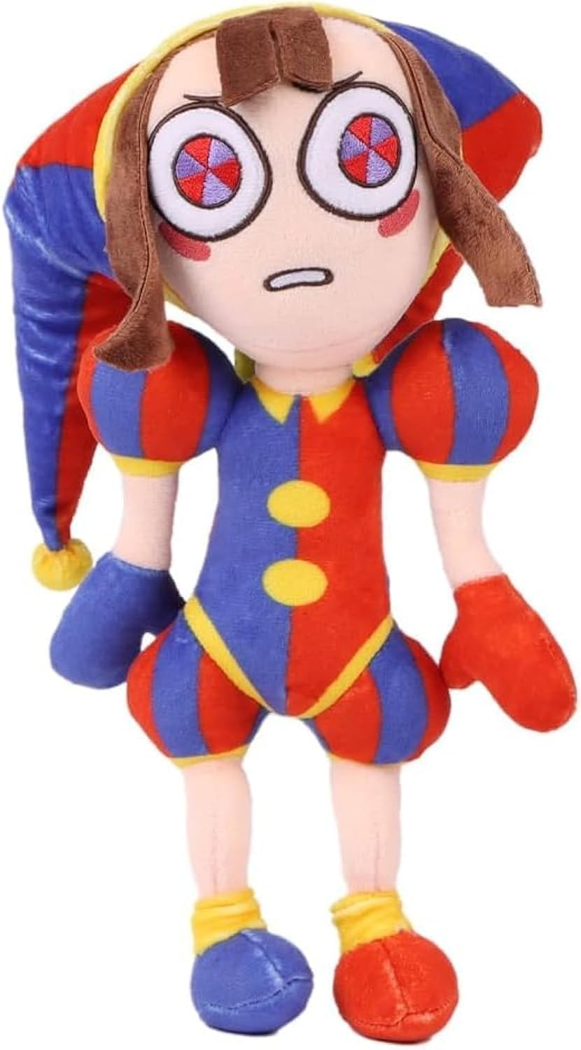 SAJISP The Amazing Digital Circus Plush,11.8" Pomni Plushies Toy Gift, Cute Stuffed Figure Doll for Kids and Adults, Birthday Halloween Christmas Choice for Boys Girls