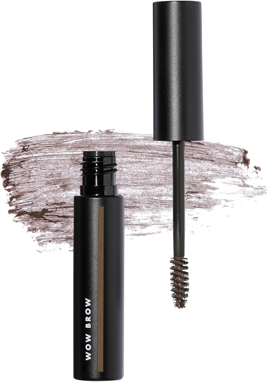 e.l.f. Wow Brow Gel, Volumizing, Buildable, Wax-Gel Hybrid, Creates Full, Voluminous-Looking Brows, Locks Brow Hairs In Place, Neutral Brown, Fiber Infused 3.5g
