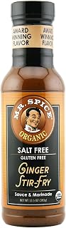 Mr. Spice Organic - Salt Free Sauce (Ginger Stir Fry, Single)