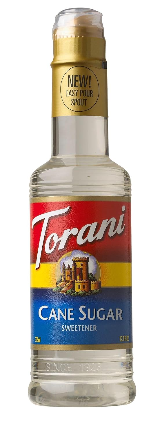 Torani Flavored Drink Syrup, Cane Sugar Sweeteners, 12.7 Fl Oz (Pack of 4)