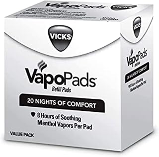 Vicks VapoPads, 20 Count – Vicks VapoPads, 20 Count Refill Scent Pads – Soothing Menthol Vapor Pads for Vicks Humidifiers, Vaporizers, Waterless Vaporizers, and Plug-Ins, FSA and HSA Eligible
