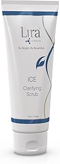 Lira Clinical Ice Clarifying Face Scrub - Soothing & Exfoliating Scrub with Echinacea Plant Stem Cells & Botanical Extracts - Eco-Bead Technology - Anti-acne, Brightening & Cleans Pores - 4 fl oz