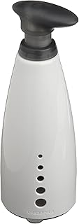Casabella Sink Sider Multipurpose 14-oz. Soap Pump Bottle with Soap Filling Funnel, Gray/White