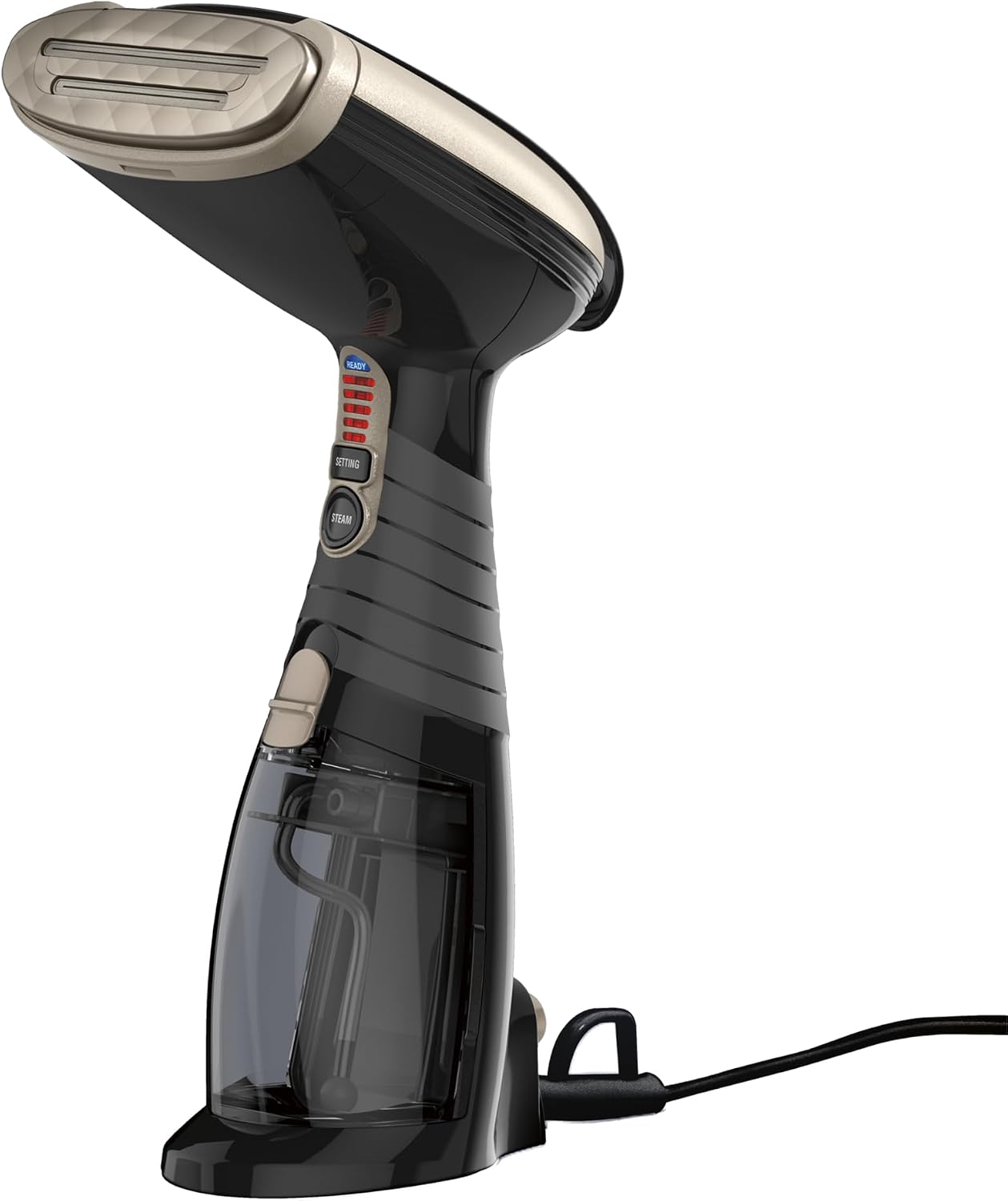 Conair Handheld Steamer for Clothes & Upholstery, 3 Attachments, Black