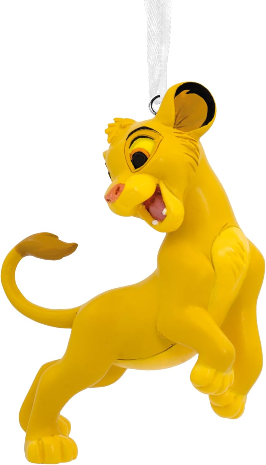 Hallmark Simba the Lion Ornament, The Lion King Tree Decoration, Disney Hanging Ornament, Hanging Ornament, Gifts for Christmas