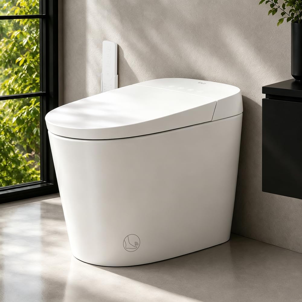 EPLO Smart Toilet Bidet,1000G MaP Flush,Auto Open Close,ADA Height U8PRO