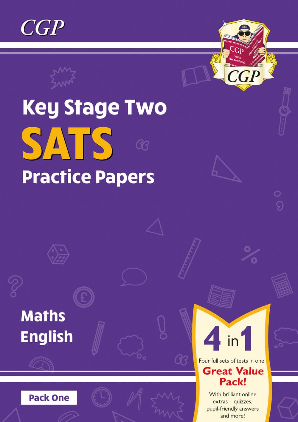KS2 Maths & English Year 6 SATS Practice Papers: Pack 1 - for 2026 (with free Online Extras) (CGP SATS Practice Papers)