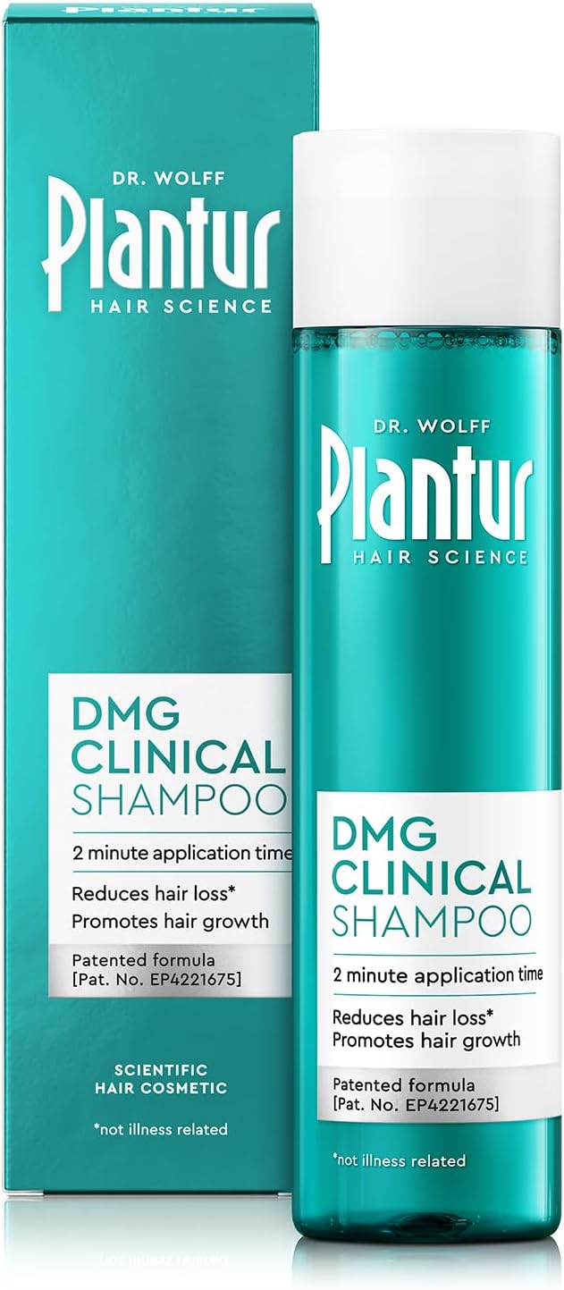 Plantur DMG Clinical Shampoo 250ml – Patented DMG Formula for Thinning Hair | Clinically Tested | Supports Scalp Microcirculation | Reduces Hair Loss*
