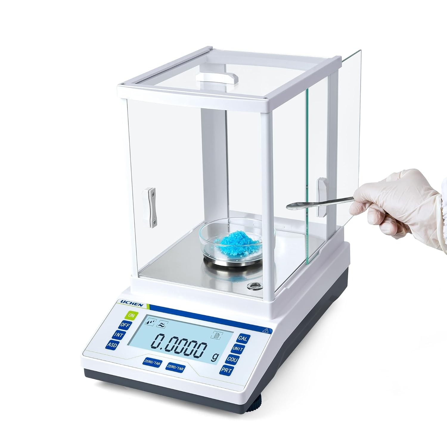 LICHEN Lab Scale High Precision Scale Accuracy 0.0001g Lab Digital Analytical Balance Electronic Balance for Laboratory Pharmacy Jewelry (220g, 0.1mg)