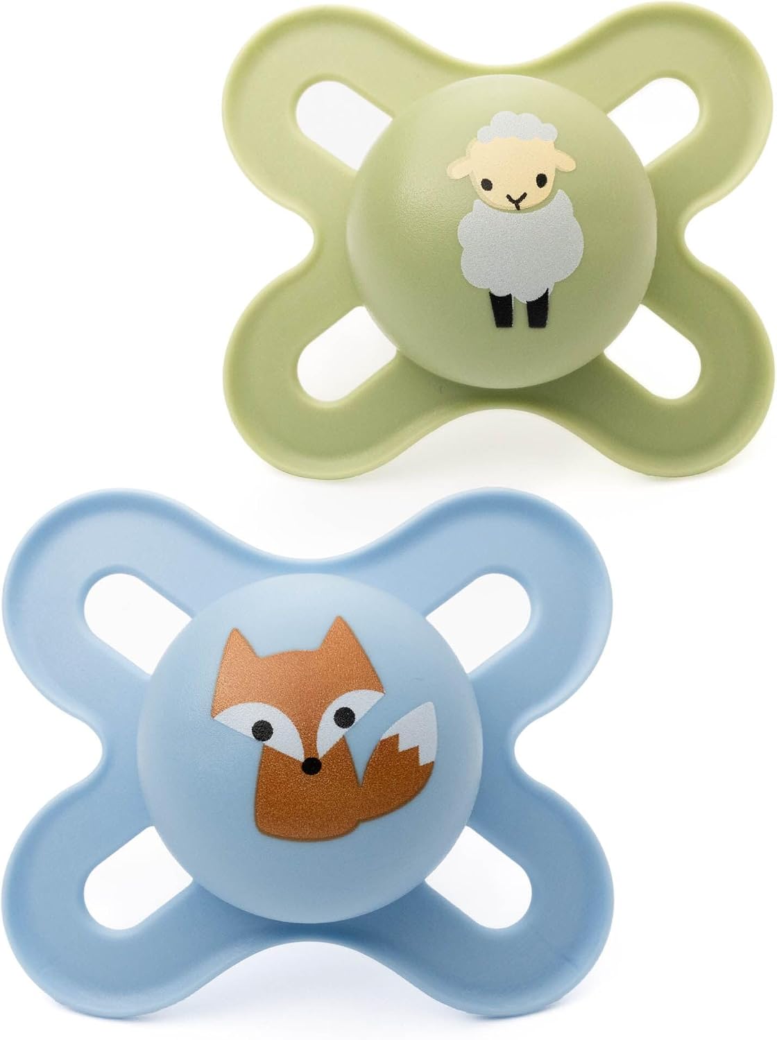 MAM Original Start Dummies, 0-2M, 2 Pack, Orthodontic Design(Color/Designs May Vary)