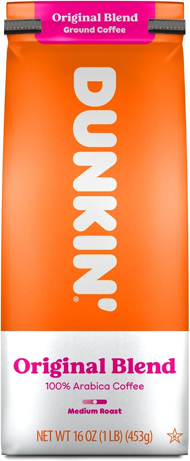 Dunkin' Donuts Original Blend Ground Coffee, 453 g