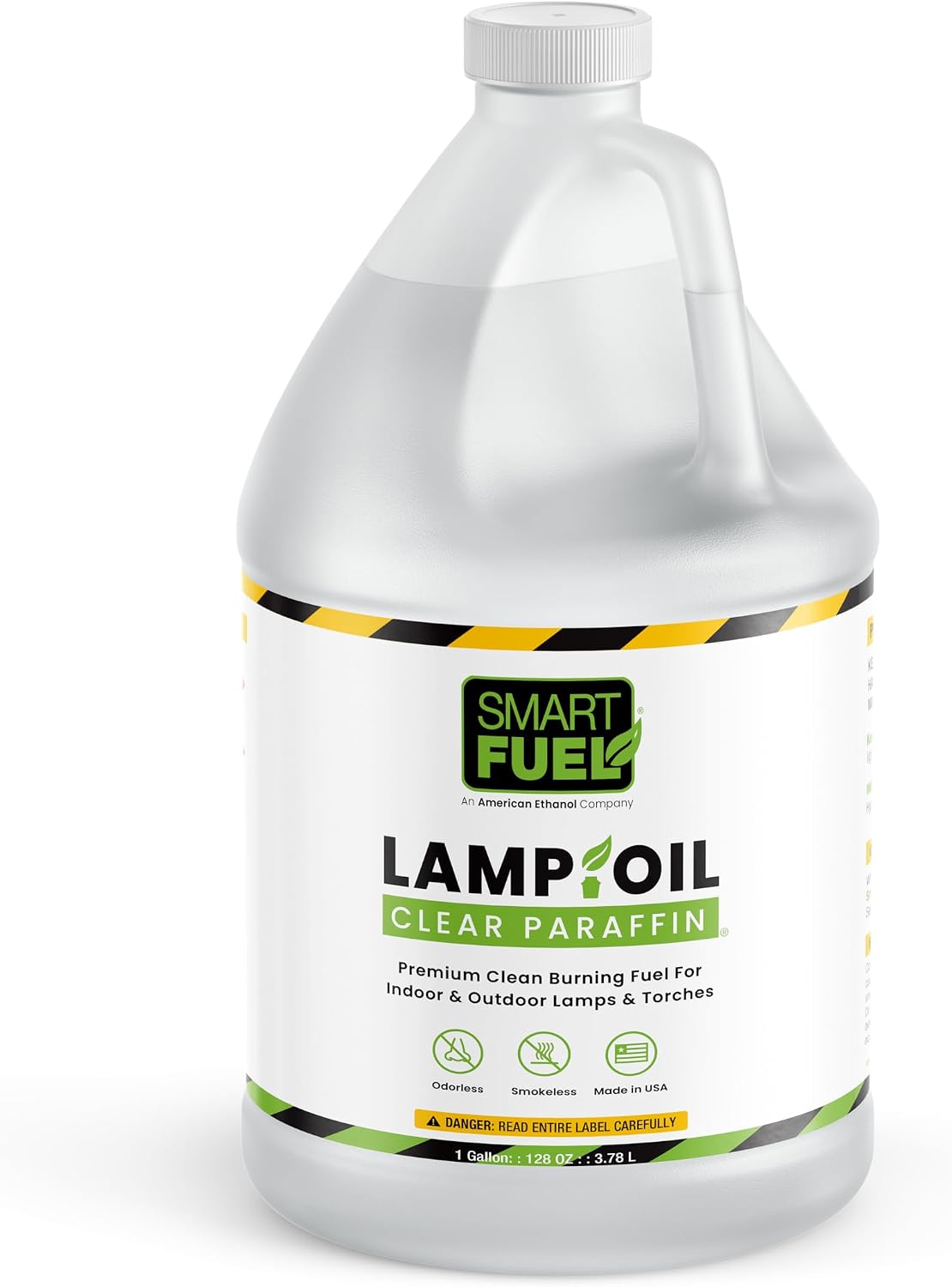 American Ethanol Smart Fuel Paraffin Oil Lamp - Clear and Smooth Burn, Smokeless, Odorless Tiki Torch Fuel for All Types of Oil Lamps Indoor Use, Suitable for Lanterns