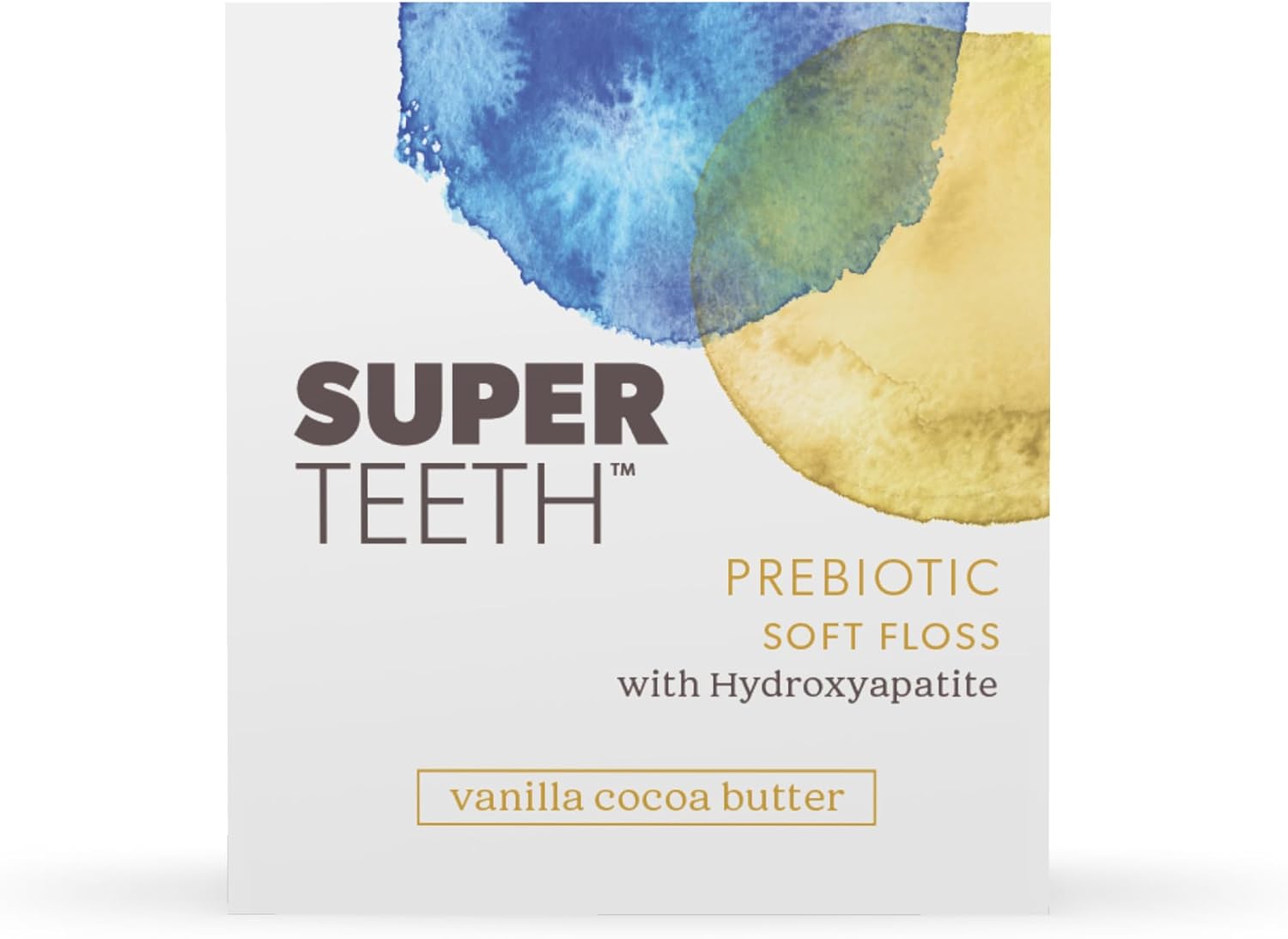 SuperTeeth Expanding Soft Dental Floss with Hydroxyapatite - Vanilla