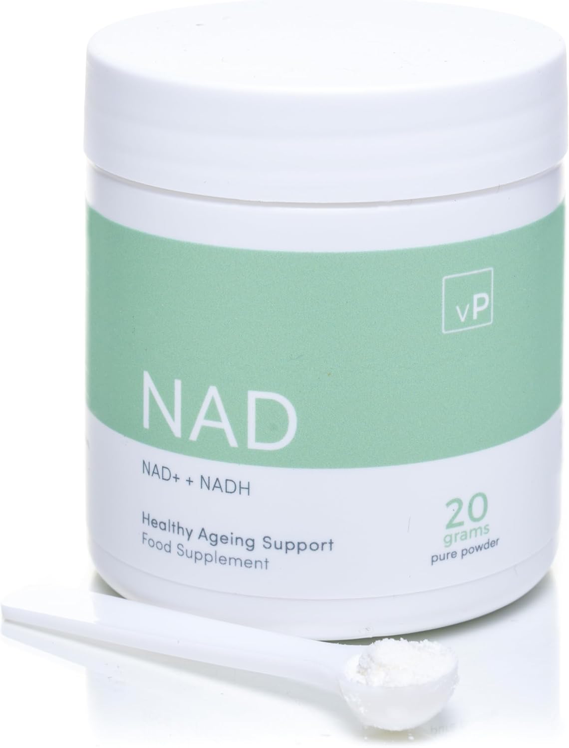 vP Vitality Pro NAD Powder 20g - 250mg x 80 Servings - Over 99% Purity Third Party Tested - Vitality Pro NAD Supplement - 20 Grams